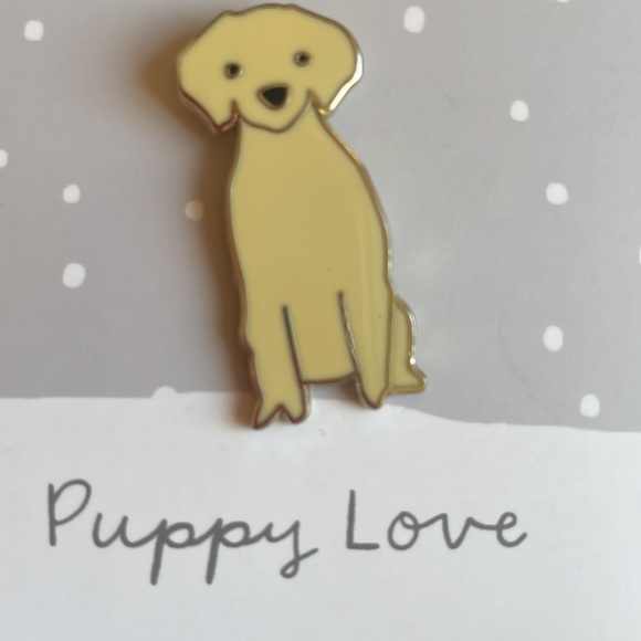 Puppy Love Enamel Pin - Picture 1 of 5